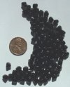 100 6mm Bicone Black
